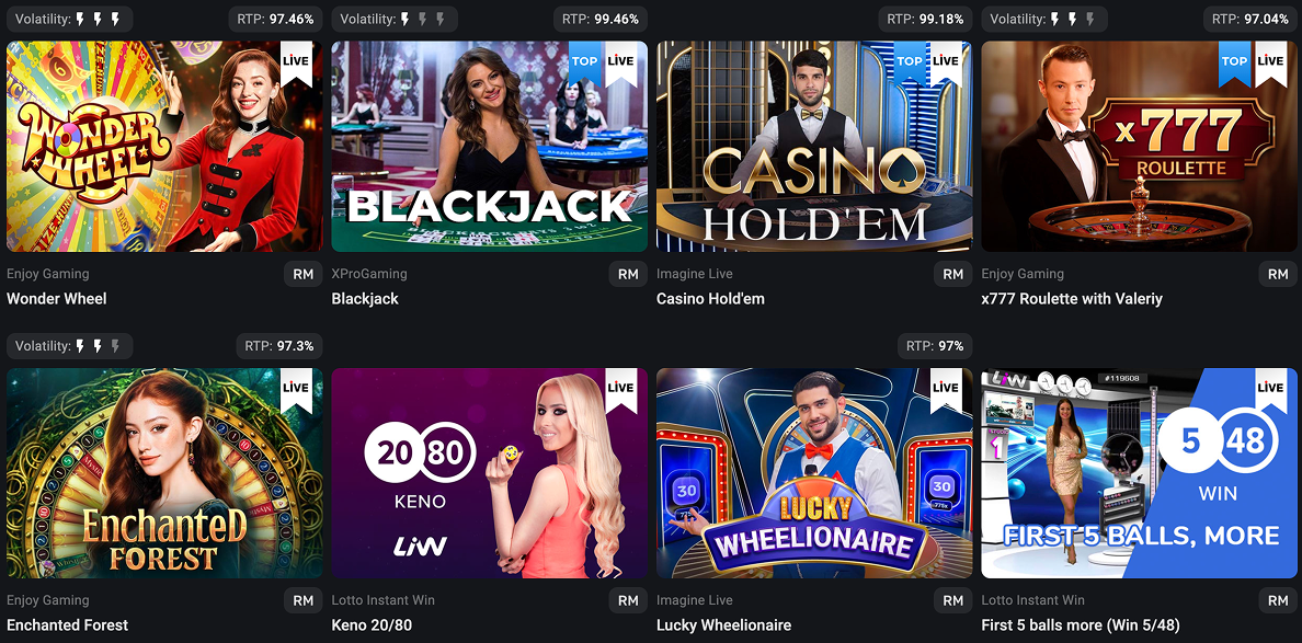 Live Casino Games